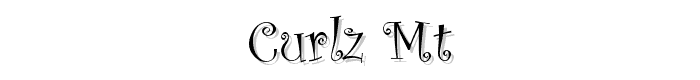 Curlz MT font
